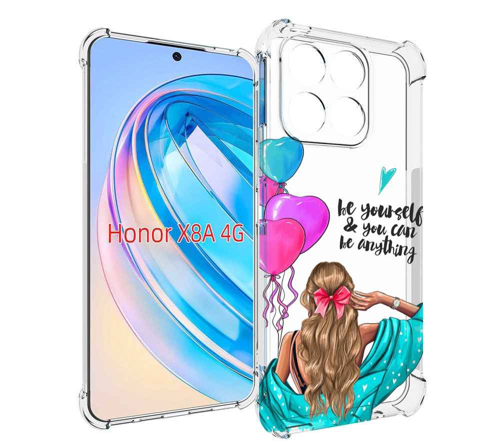 

Чехол MyPads Будь-собой для Honor X8a, Tocco