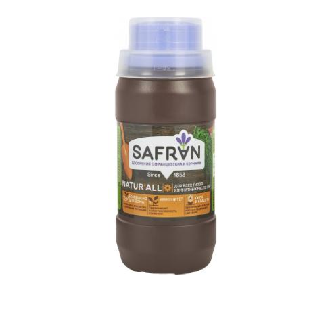 Органическое удобрение комплексное Safran для комнатных растений 0,3 л