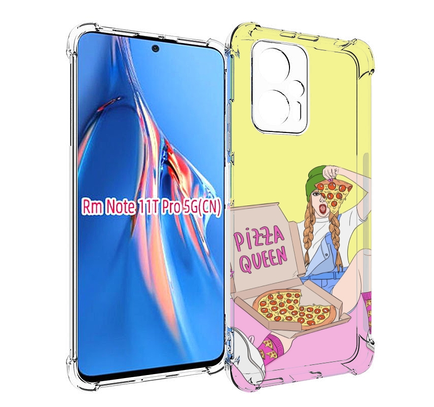 

Чехол MyPads королева-пиццы женский для Xiaomi Redmi Note 11T Pro / 11T Pro Plus / Poco..., Прозрачный, Tocco