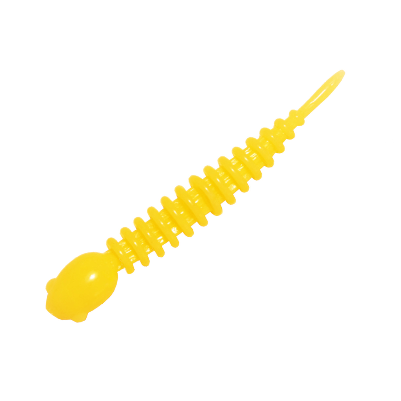 Силиконовая приманка SANSAN trout lure в банке golovastik 65 сыр col9 yellow, 12шт