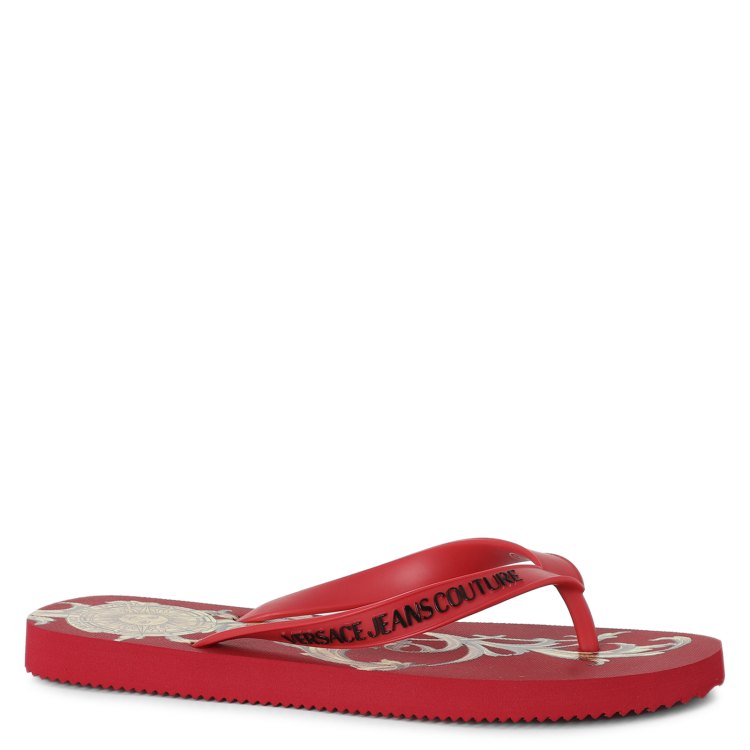 

Шлепанцы женские Versace Jeans Couture 72VA3SQ7 красные 36 EU, 72VA3SQ7