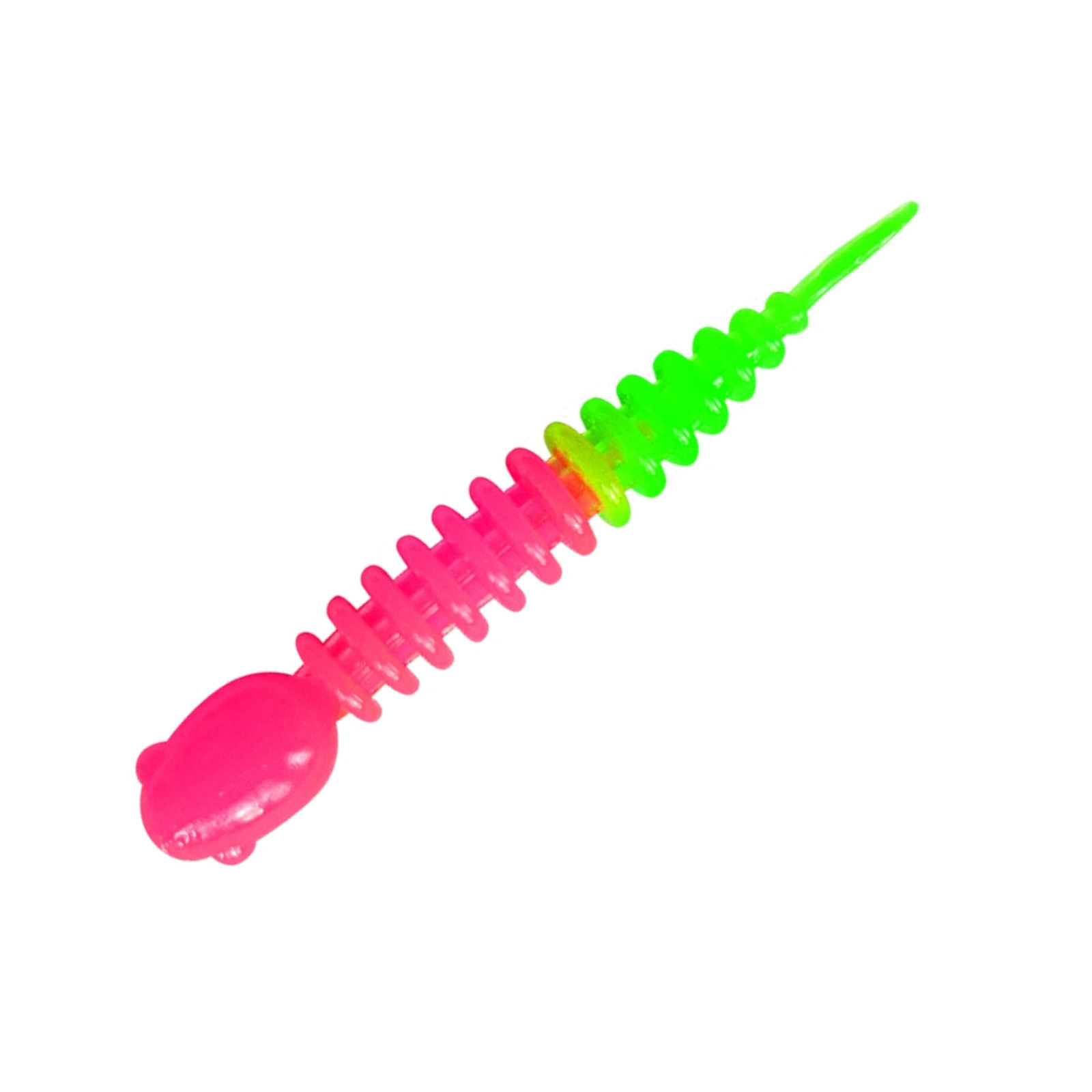 

Силиконовая приманка SANSAN trout lure в банке golovastik 65 сыр col33 pink-green, 12шт, Разноцветный, GOLOVASTIK 65