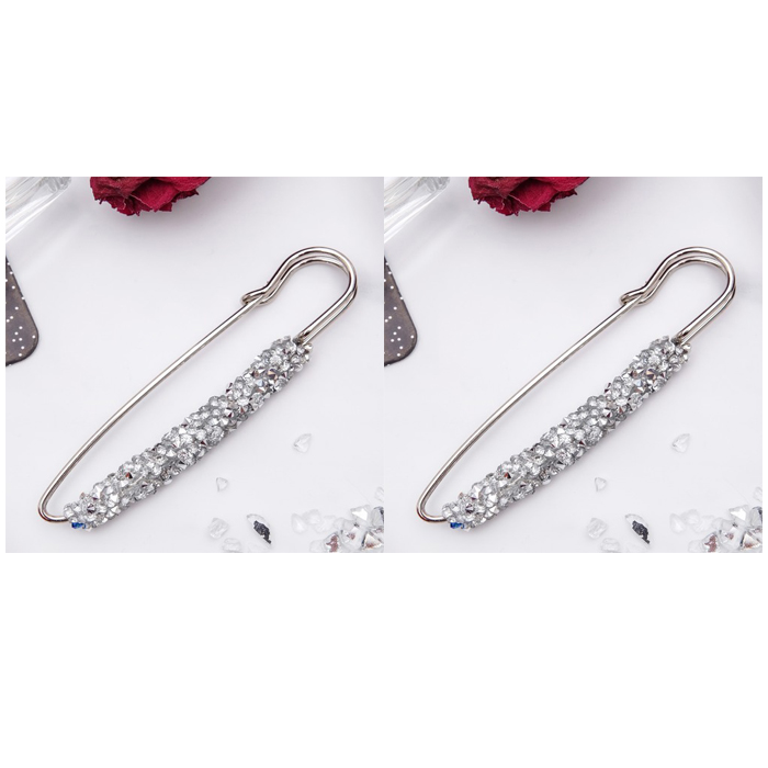 

Комплект брошей из металла Queen Fair 3924791 стразы, 3924791