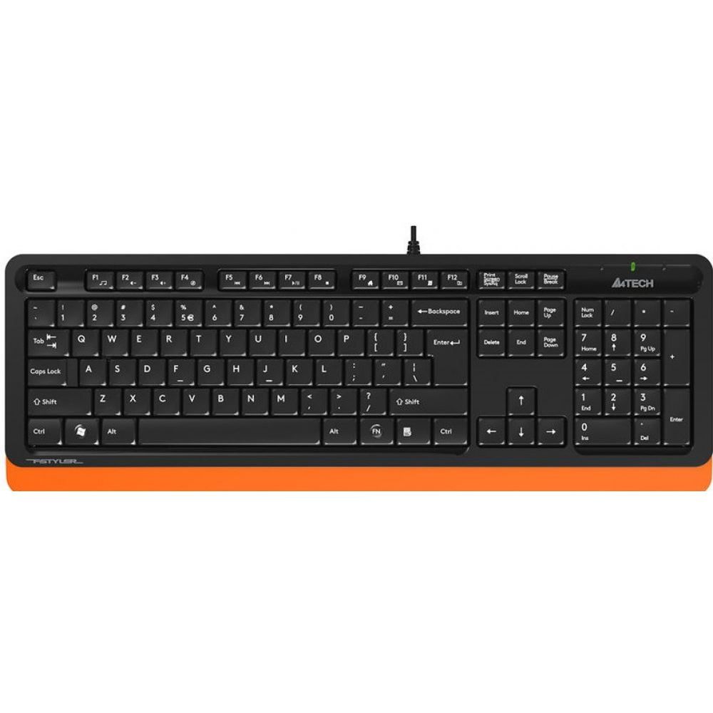 фото Клавиатура a4tech fstyler fk10 black/orange