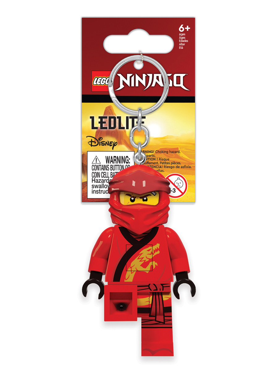 фото Брелок-фонарик для ключей lego ninjago - kai lgl-ke149h