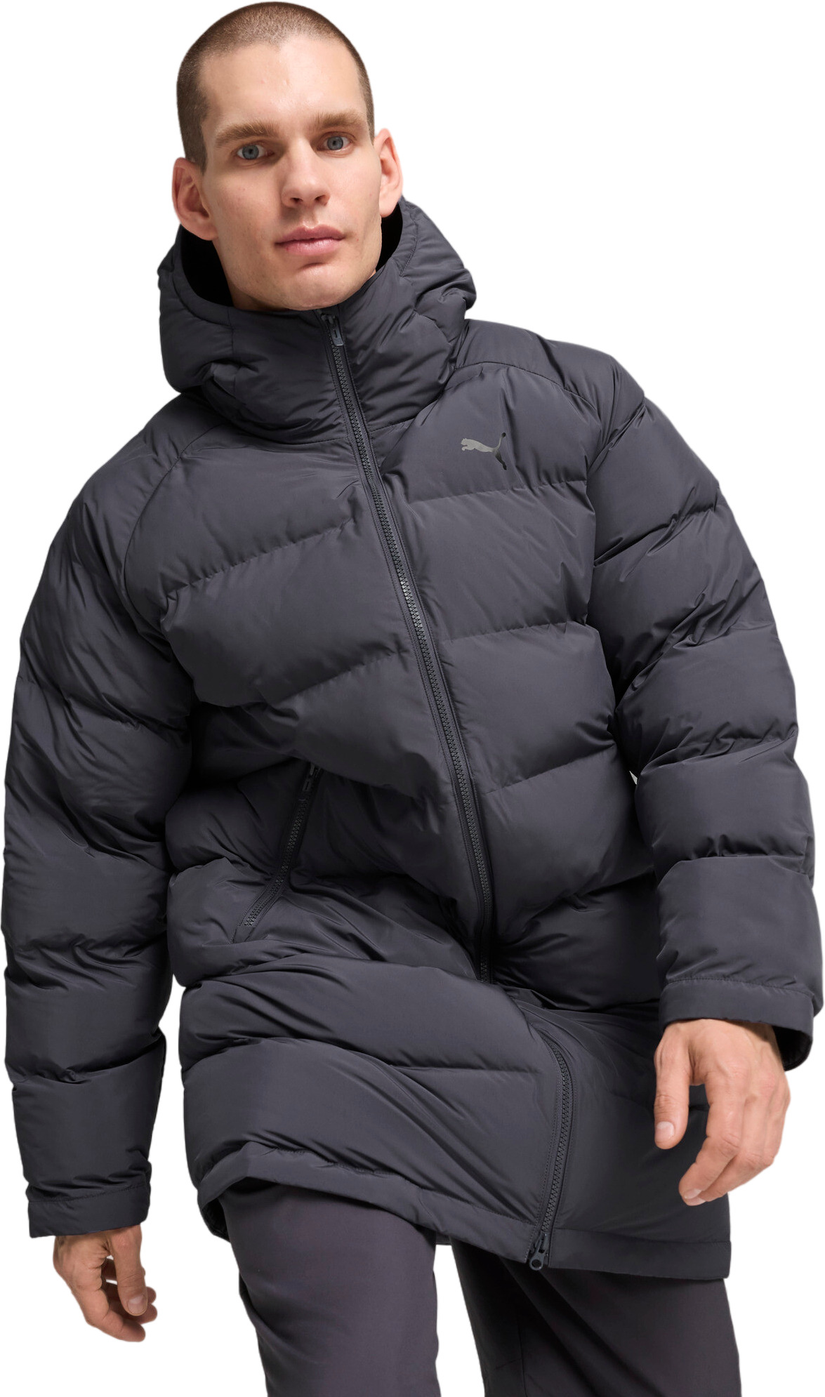 

Зимняя куртка мужская PUMA MONO PARKA синяя XS, Синий, MONO PARKA