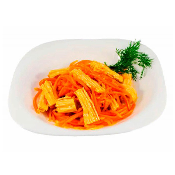 

Салат из спаржи с морковью по-корейски +-200 г