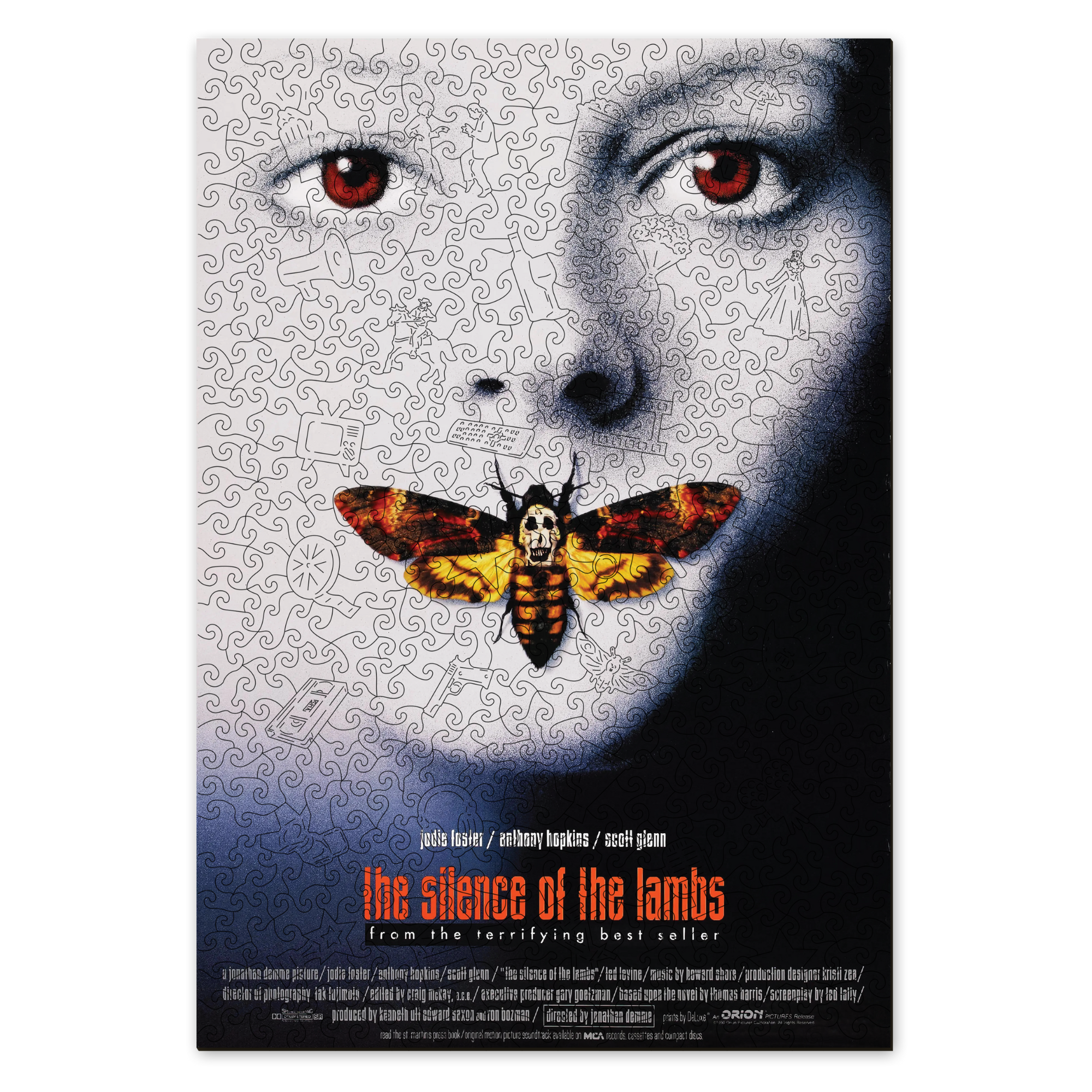 

Деревянные пазлы для детей Молчание ягнят, Молчание ягнят