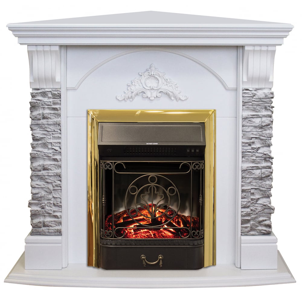 

RealFlame Электрический камин Pallas Corner GR STD WT+Majestic BR 10015321