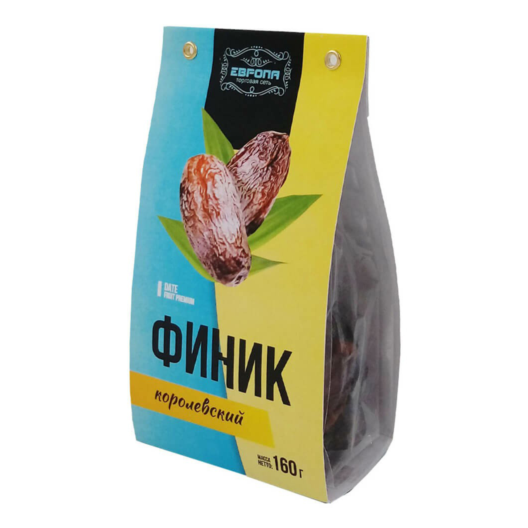 

Финики Европа Королевские с косточкой 160 г