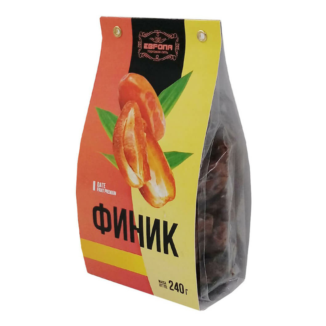 

Финики Европа без косточки 240 г