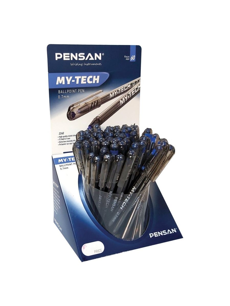 

Ручки Pensan шариковые масляные My-Tech 60 шт