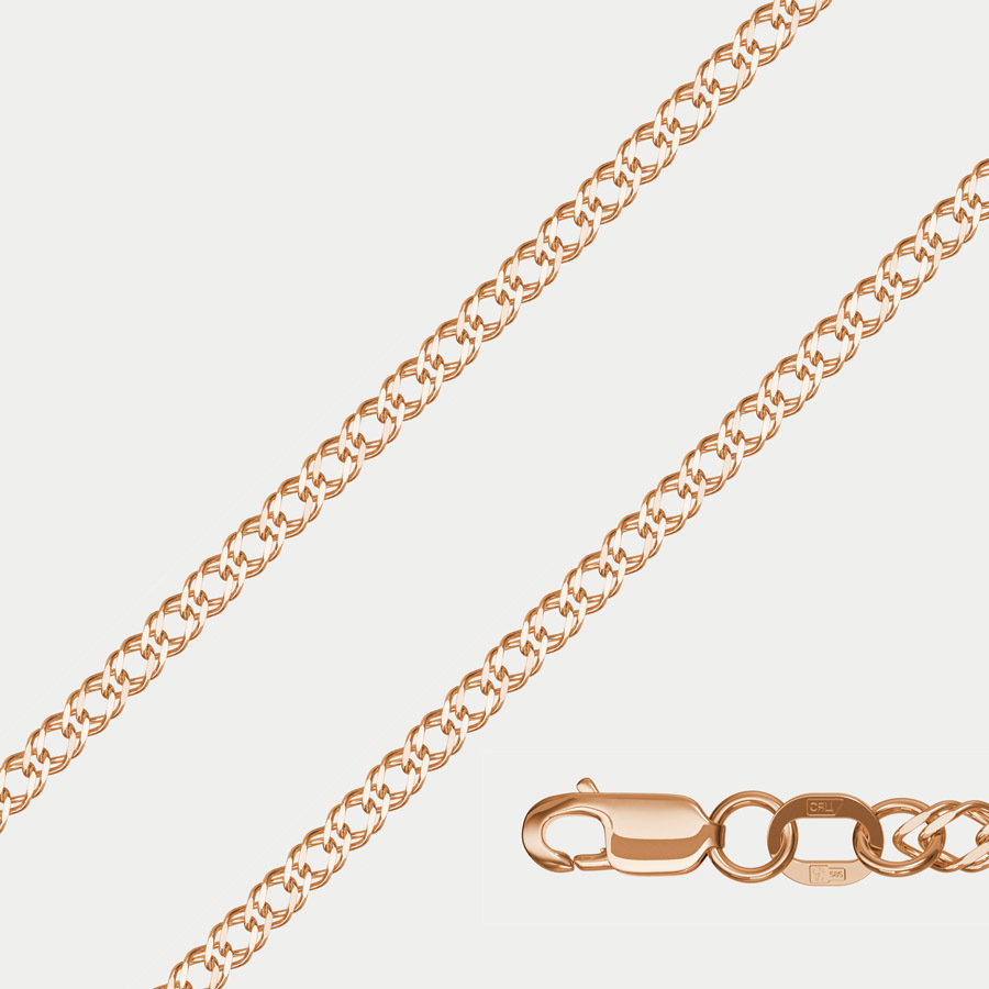 

Цепочка из золота 55 см GOLD CENTER НЦ 12-076ПГ 0.50, Золотистый, НЦ 12-076ПГ 0.50
