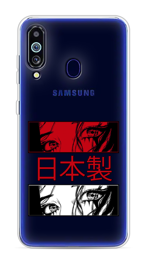 

Чехол на Samsung Galaxy M40 "Аниме глаза манга", Красный;белый;черный, 28750-4