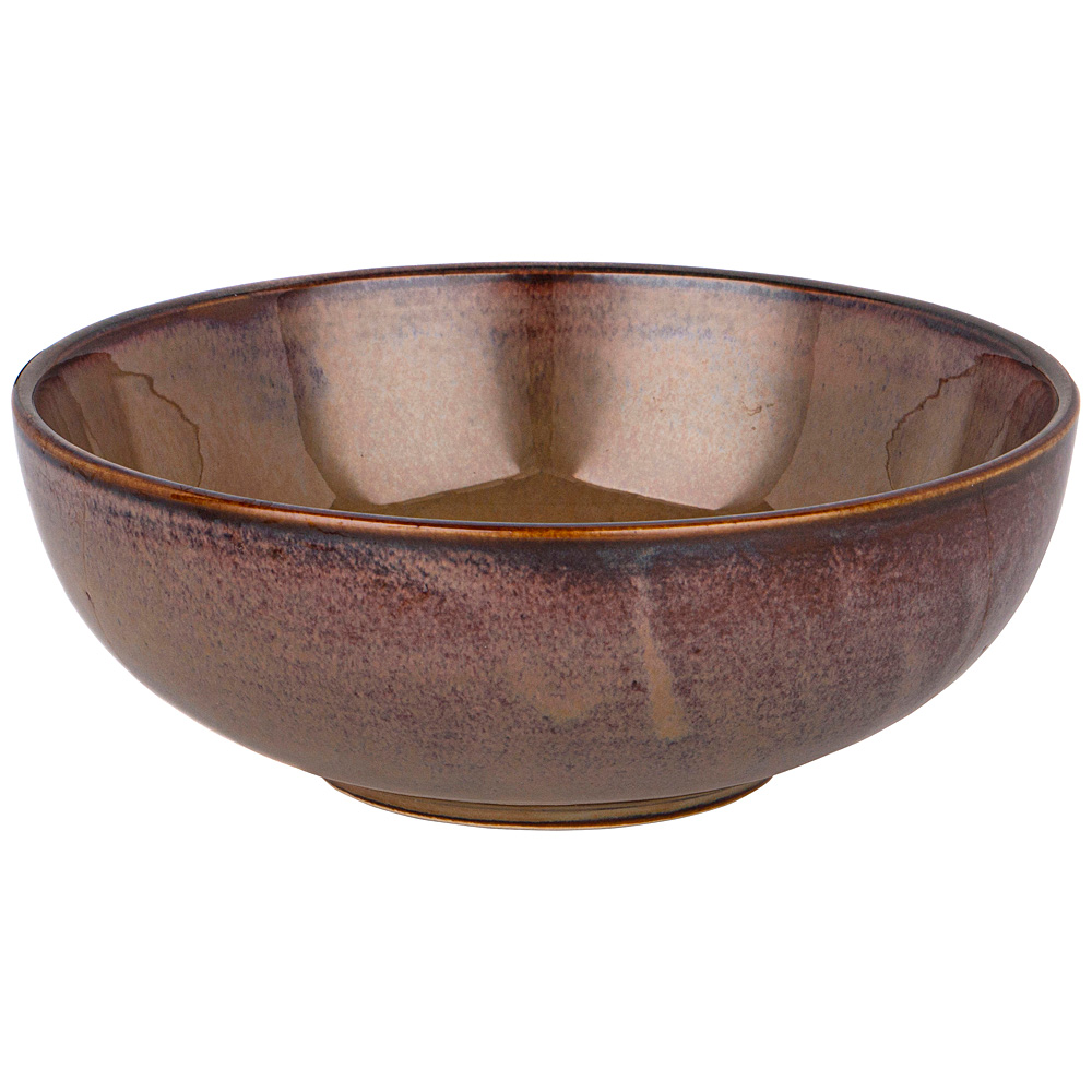 

Набор из 6 штук Салатник Bronco Luster 700мл 16х6см коричневый керамика 470-423_