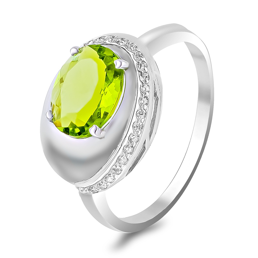 

Кольцо из серебра р.  585Gold 701012216, кристалл ювелирный\фианит, 701012216