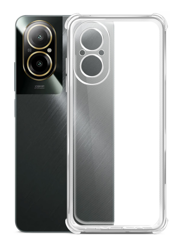 

Чехол Brozo на Realme C67 4G, с защитой углов, прозрачный, Realme C67 4G
