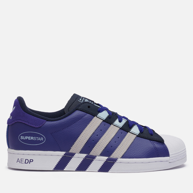 фото Кеды мужские adidas originals superstar фиолетовые 42.5 eu