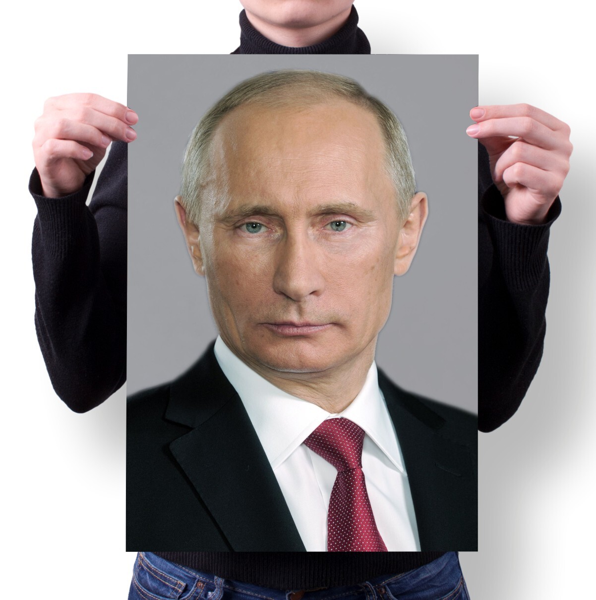 Путин портрет а4