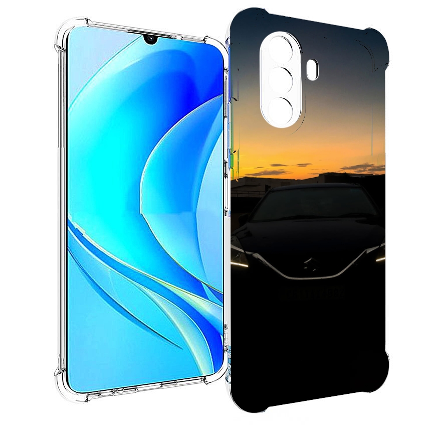 

Чехол MyPads suzuki 2 сузуки мужской для Huawei Nova Y70 / Nova Y70 Plus (MGA-LX9N), Прозрачный, Tocco