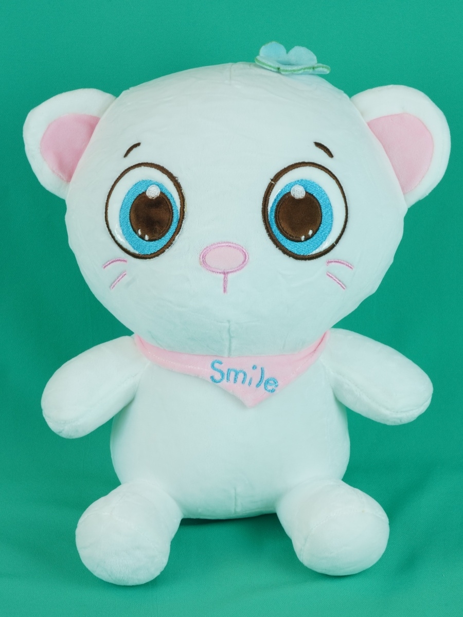 

Мягкая игрушка АКИМБО КИТ Кот 30 см, Белый, Кот 30 см.