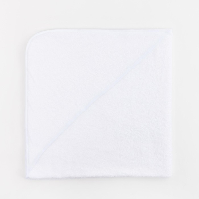 Полотенце-уголок махровый Крошка Я 85*85 см, цв. белый полотенце уголок махровый