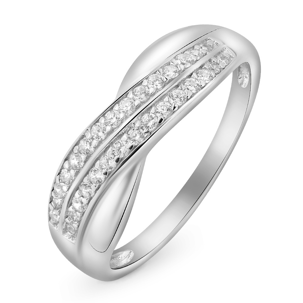 

Кольцо из серебра р.  585Gold 701000827, фианит, 701000827