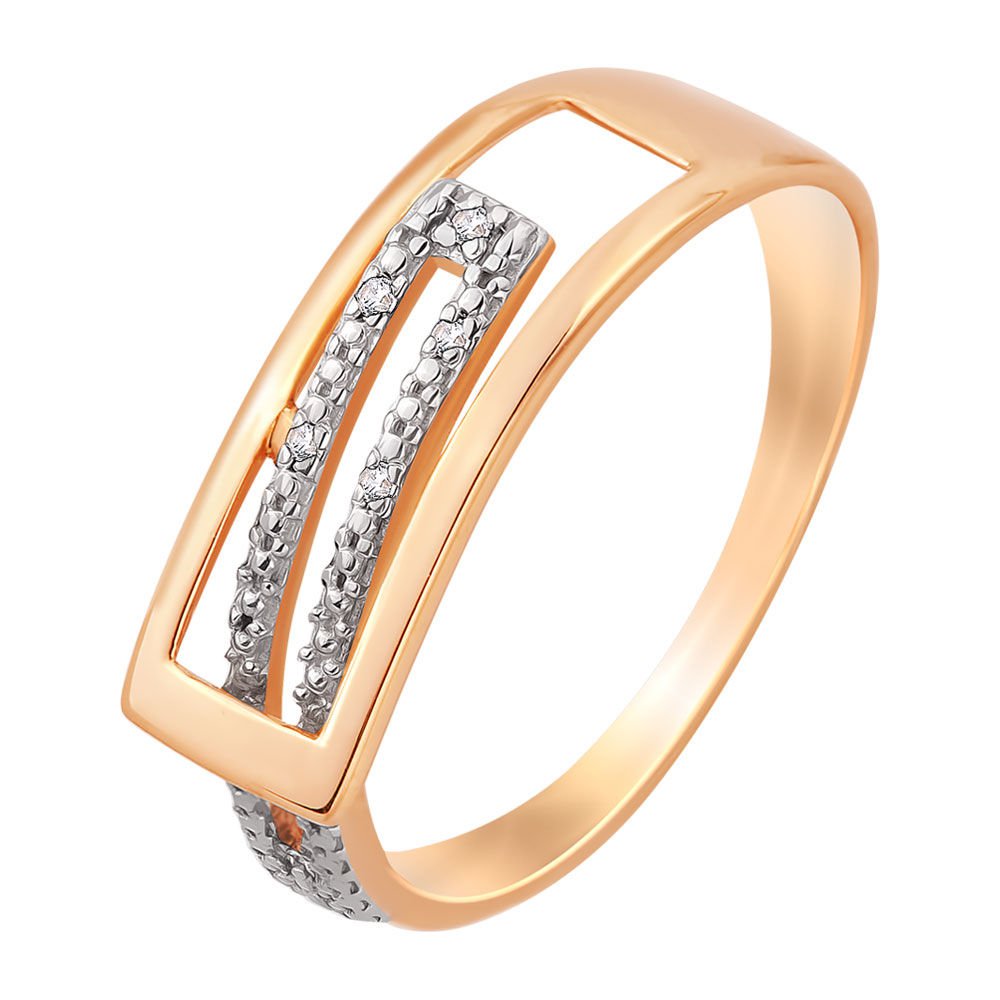 

Кольцо из красного золота с бриллиантом р. 18 585Gold 101011671, 101011671