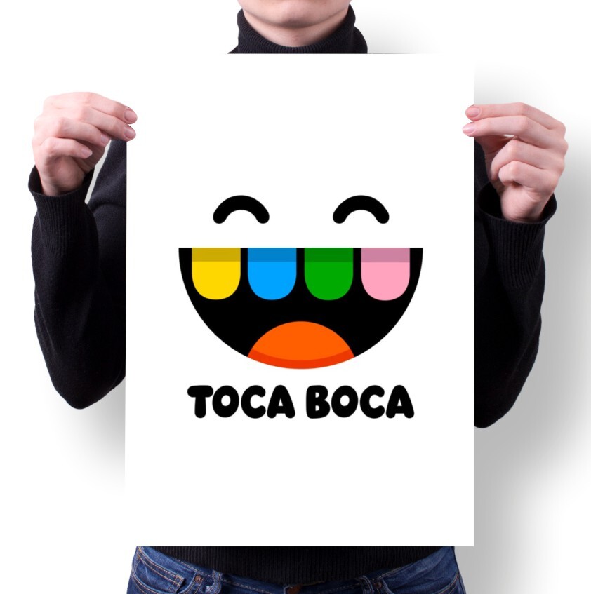 

Плакат MIGOM А2 Принт Тока Бока Toca Boca - 3, А2 Принт "Тока Бока, Toca Boca" - 3