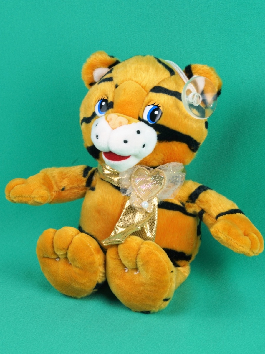 Мягкая игрушка АКИМБО КИТ Тигр 25 см тигр на ладошке и другие пушистые звери связанные крючком которых так и хочется погладить авторские амигуруми