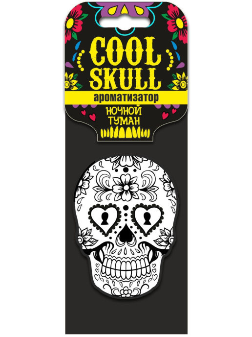 

Ароматизатор в машину NoBrand Cool Skull Ночной туман, Черный