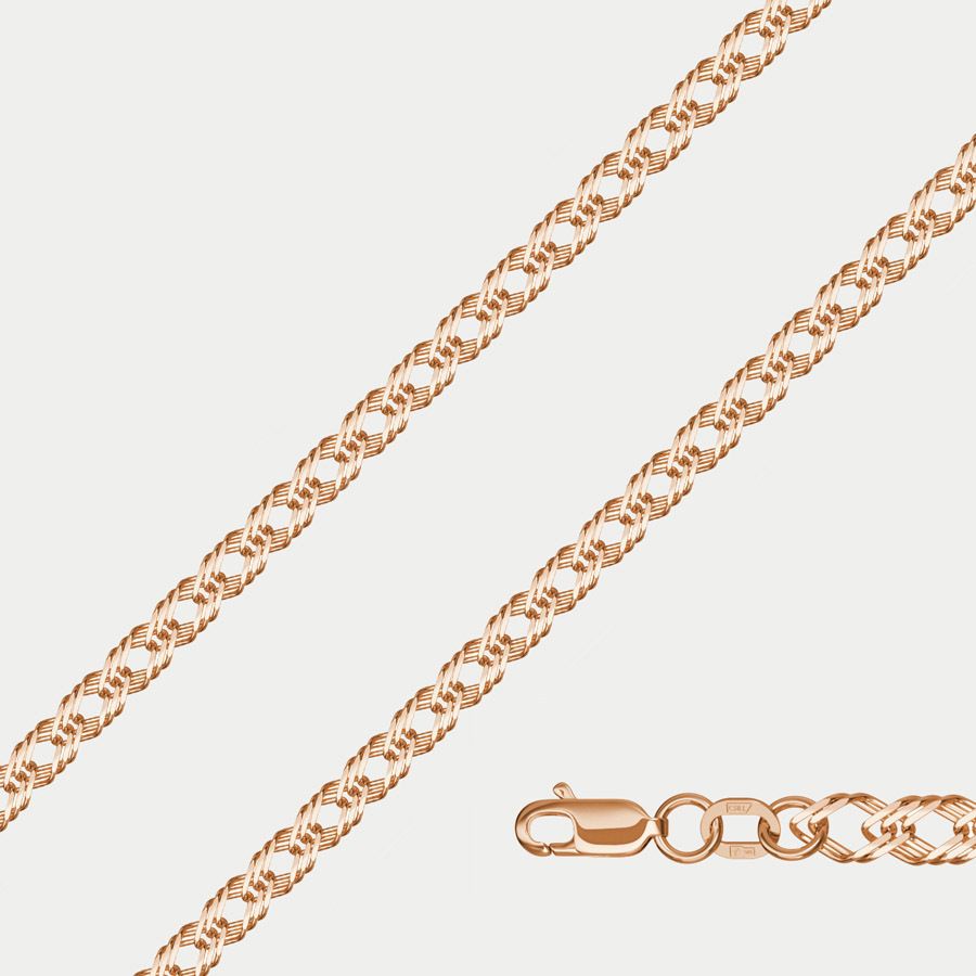

Цепочка из золота 45 см GOLD CENTER НЦ 12-203ПГ 0.50, Золотистый, НЦ 12-203ПГ 0.50