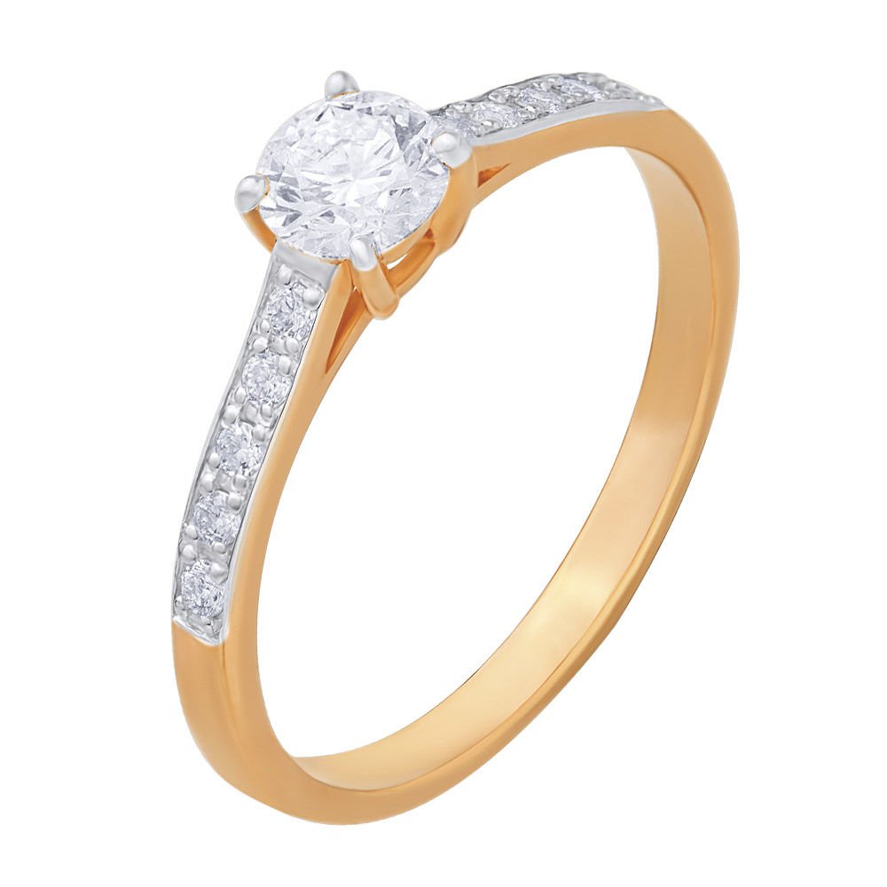 

Кольцо из красного золота с бриллиантом р. 17 585Gold 101001748, 101001748