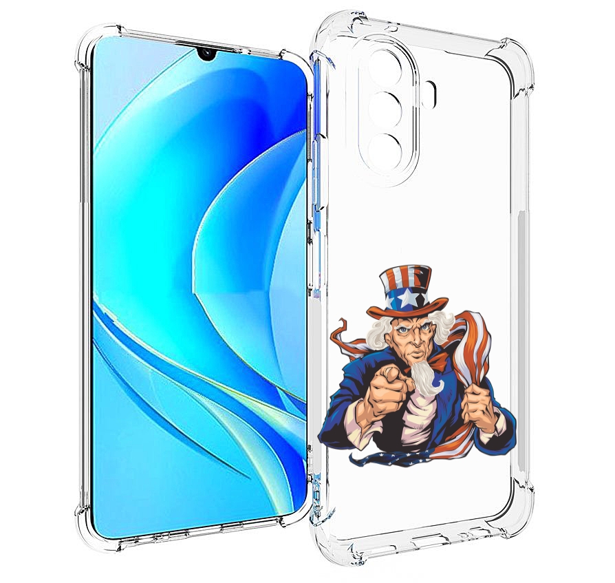 

Чехол MyPads Американский-дед для Huawei Nova Y70 / Nova Y70 Plus (MGA-LX9N), Прозрачный, Tocco