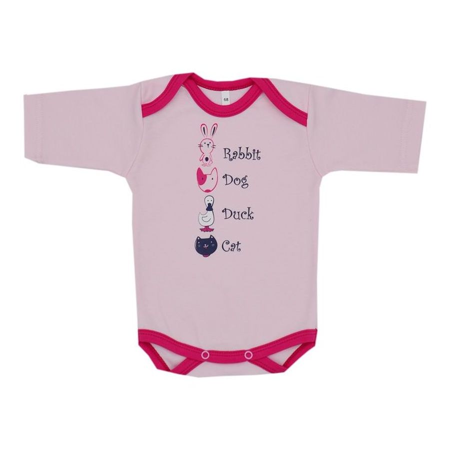 

Боди для детей Рыжий KOT 2210104910 розовый/малиновый 74, 2210104910