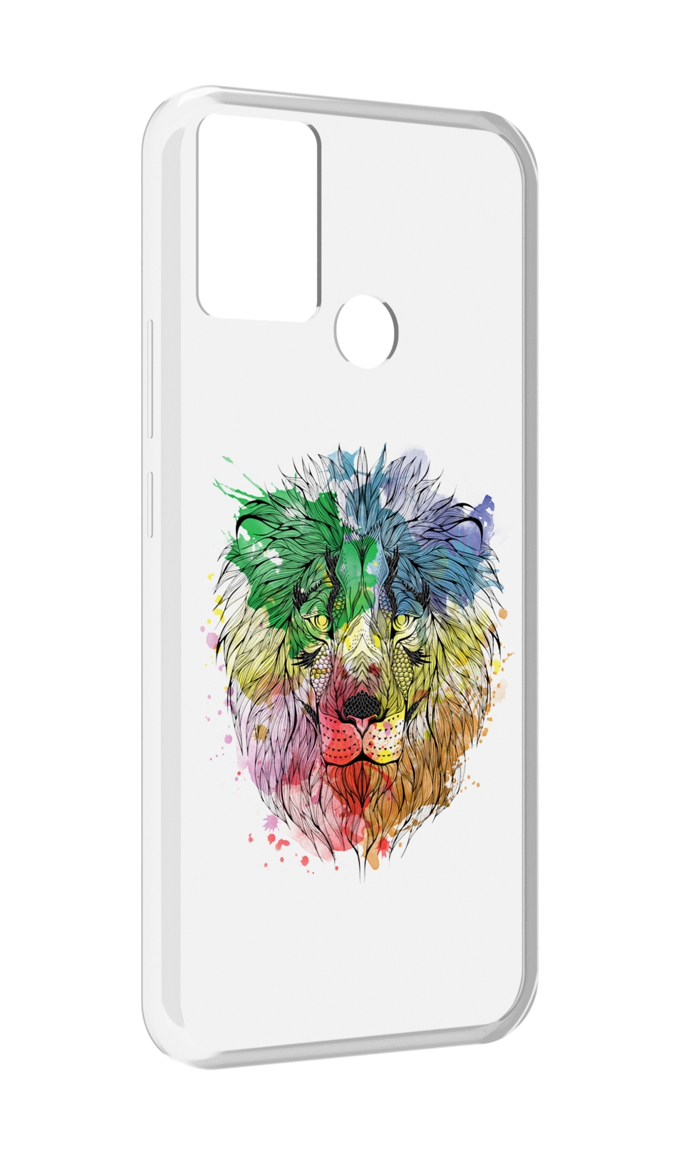 

Чехол MyPads разноцветный гордый лев для Infinix Hot 11 Play, Прозрачный, Tocco