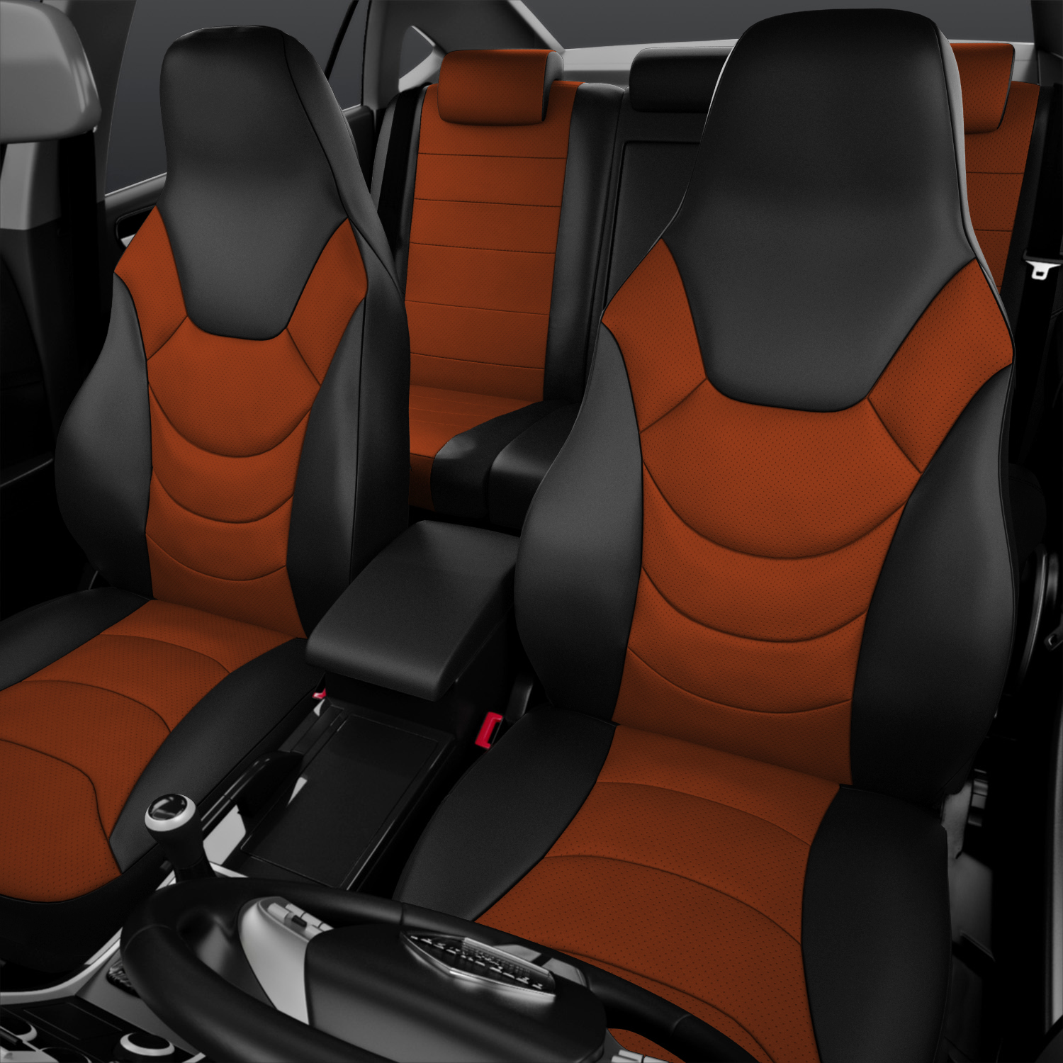 Чехлы на сиденья AVTOLIDER1 RECARO для Volkswagen Jetta 6 с 2016-н.в.5 мест