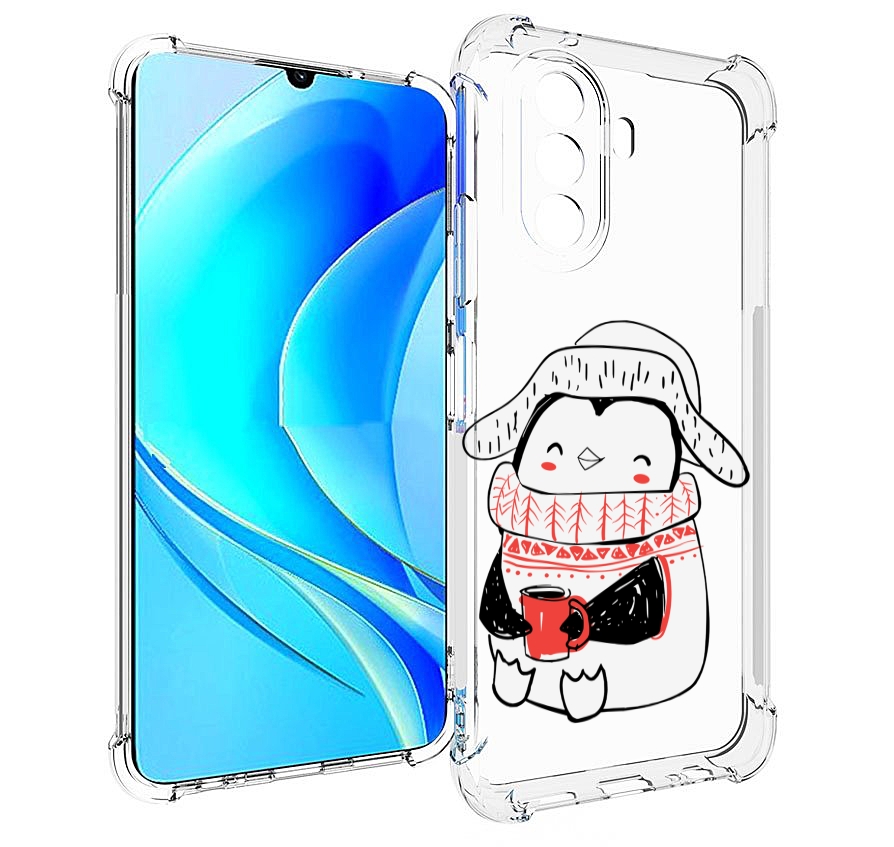 

Чехол MyPads Милый пингвин для Huawei Nova Y70 / Nova Y70 Plus (MGA-LX9N), Прозрачный, Tocco