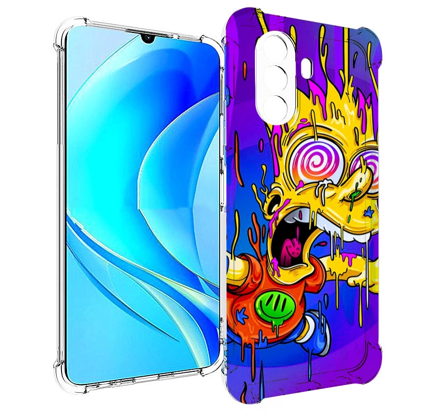 

Чехол MyPads Барт-арт-стрит для Huawei Nova Y70 / Nova Y70 Plus (MGA-LX9N), Прозрачный, Tocco