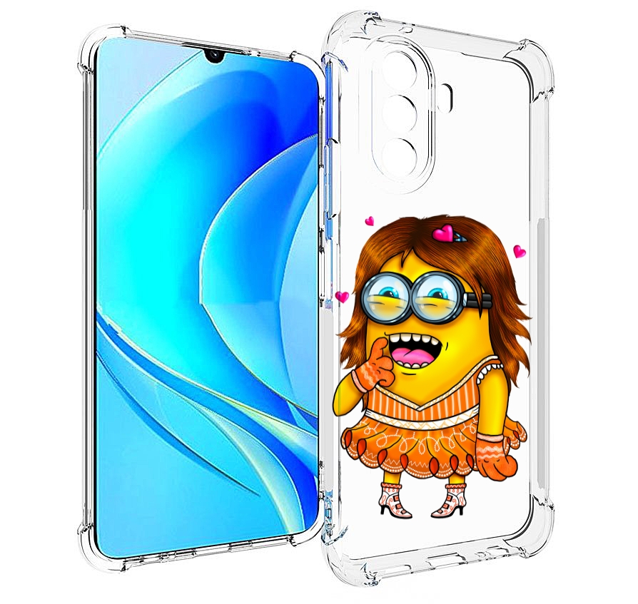

Чехол MyPads Миньон девочка для Huawei Nova Y70 / Nova Y70 Plus (MGA-LX9N), Прозрачный, Tocco