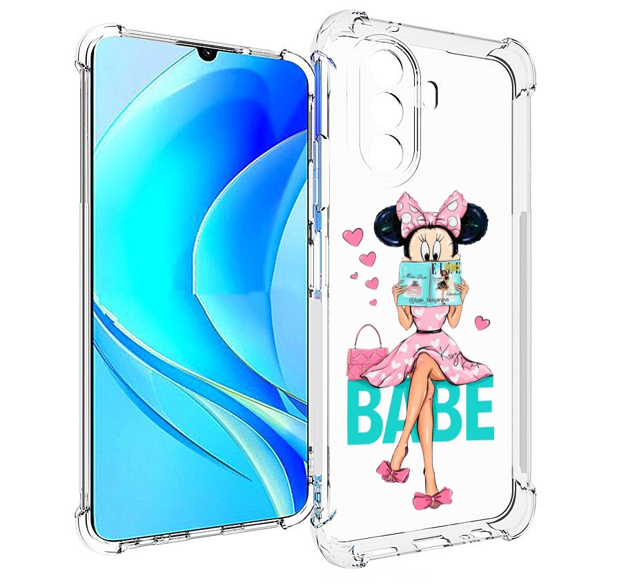 

Чехол MyPads Бейби-микки для Huawei Nova Y70 / Nova Y70 Plus (MGA-LX9N) / Huawei Enjoy 50, Прозрачный, Tocco