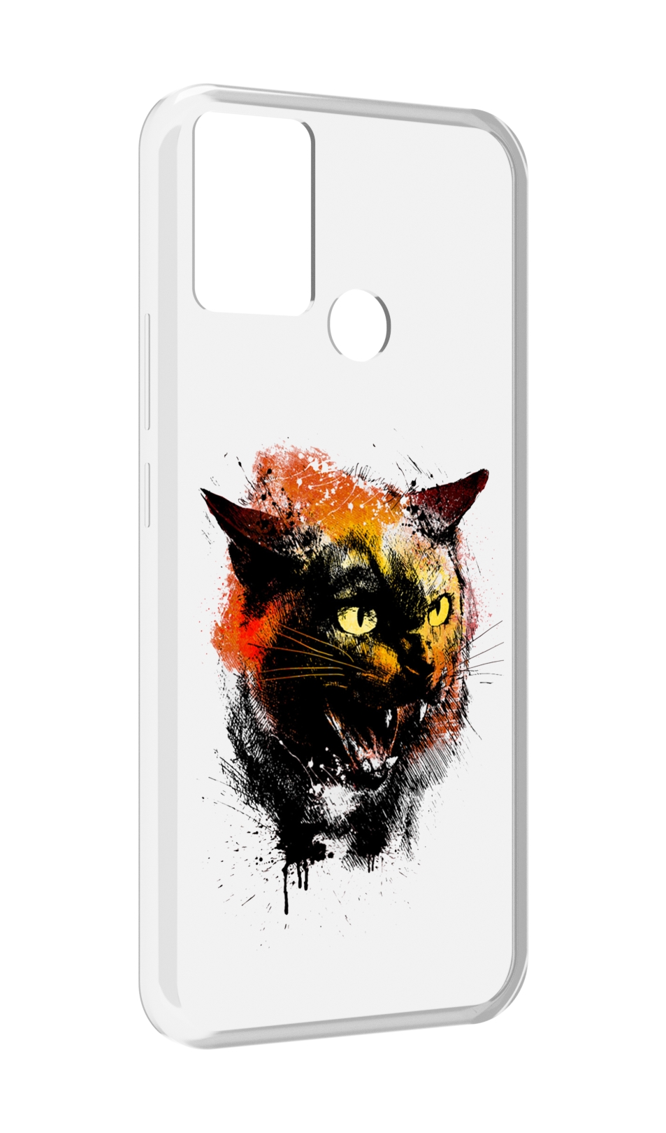 

Чехол MyPads сиамский кот для Infinix Hot 11 Play, Прозрачный, Tocco