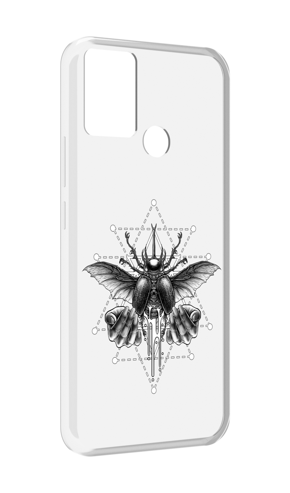 

Чехол MyPads скарабей для Infinix Hot 11 Play, Прозрачный, Tocco