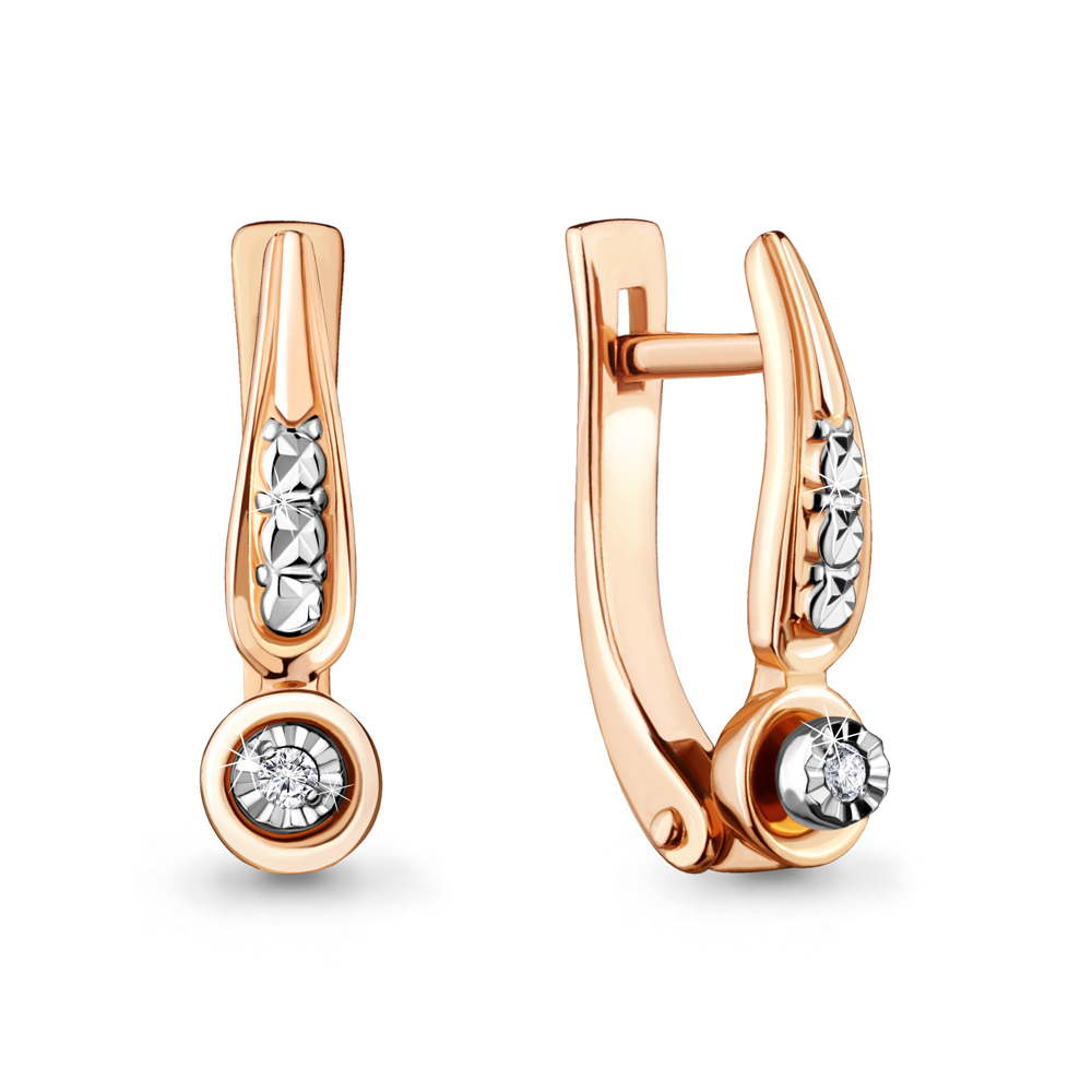

Серьги из красного золота с бриллиантом Aquamarine Aquamarine 942513к_585_кз, 942513к_585_кз