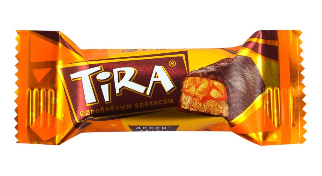 

Конфеты грильяж Essen Десерт Tira Mini с дробленым арахисом 180 г