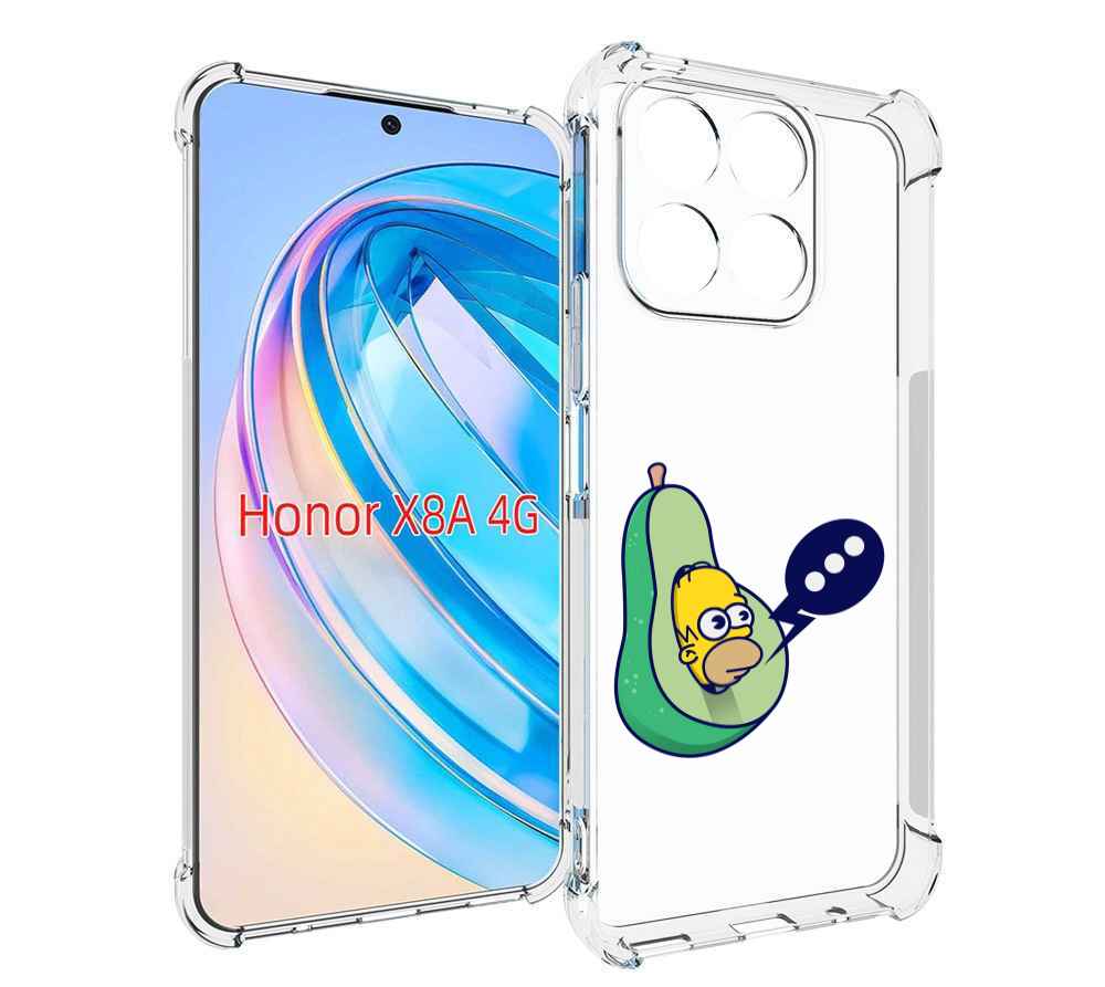 

Чехол MyPads Гомер-авокадо для Honor X8a, Tocco