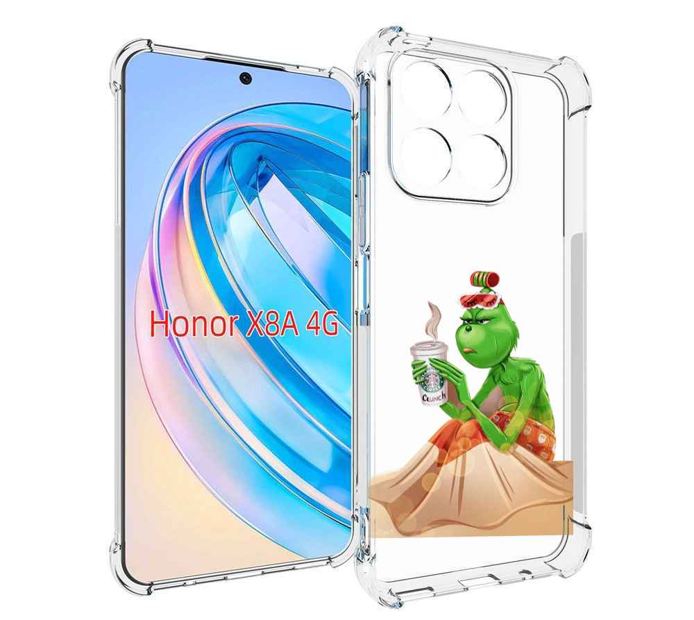 

Чехол MyPads Гринч-в-платье для Honor X8a, Tocco