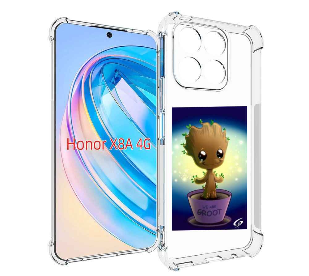 

Чехол MyPads Грут для Honor X8a, Tocco