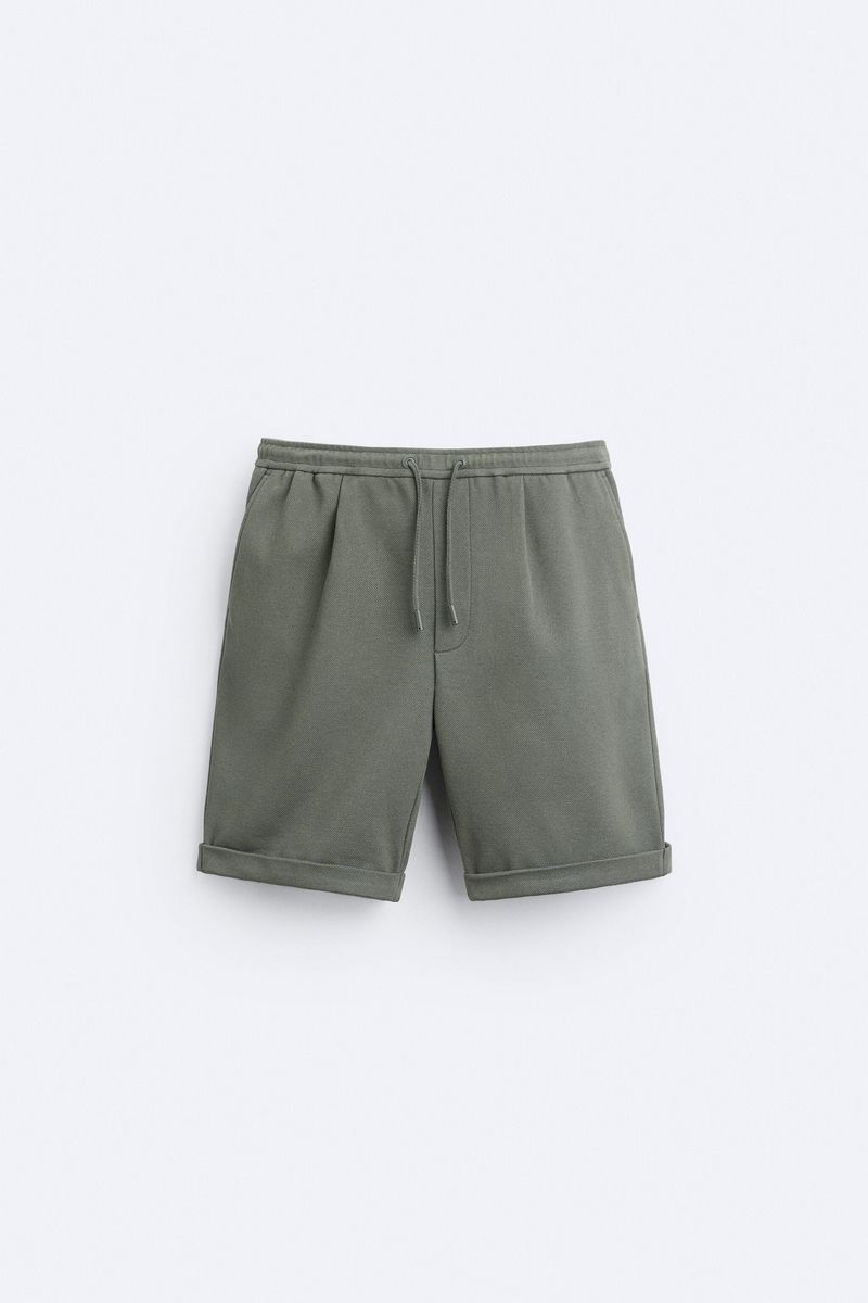 

Повседневные шорты мужские ZARA 00347678 зеленые L, Зеленый, 00347678
