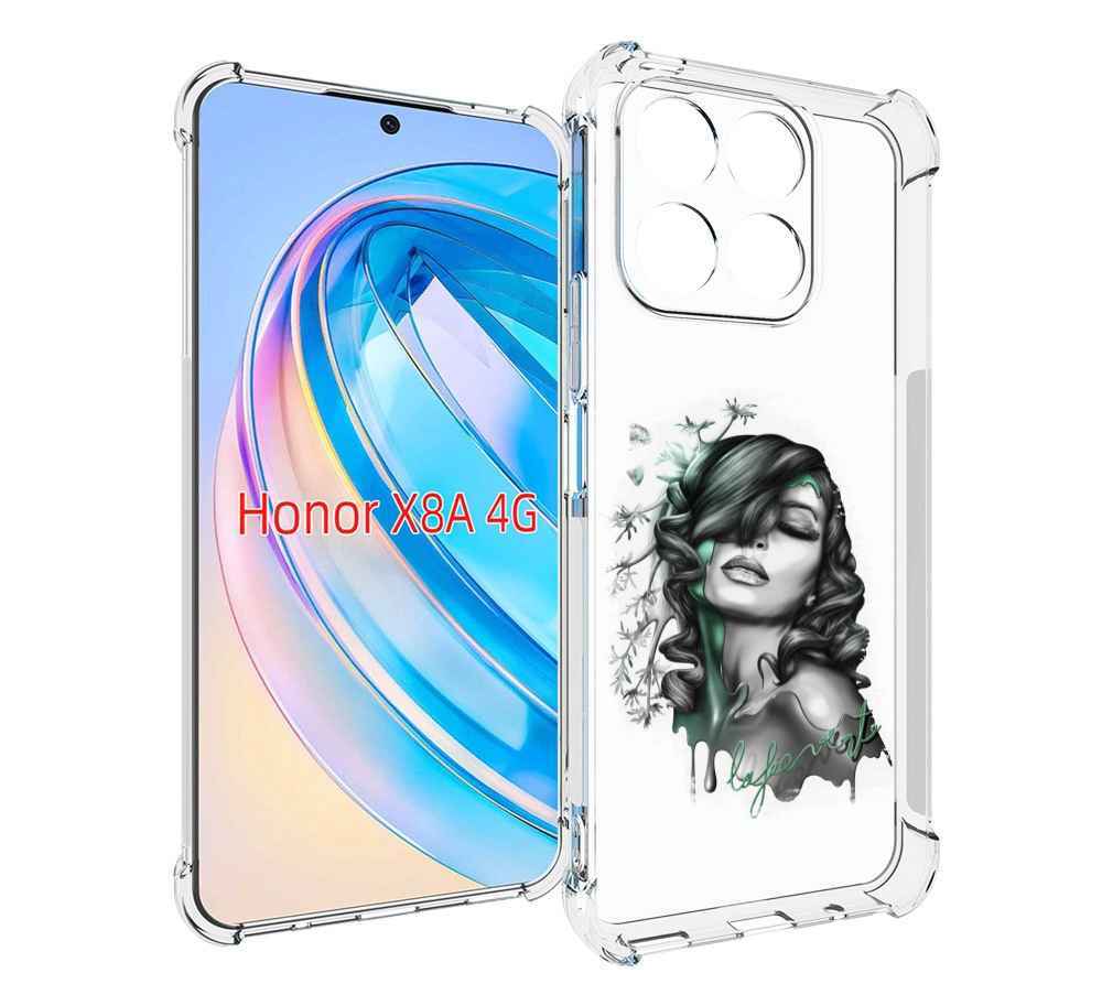 

Чехол MyPads Девушка 2 для Honor X8a, Tocco